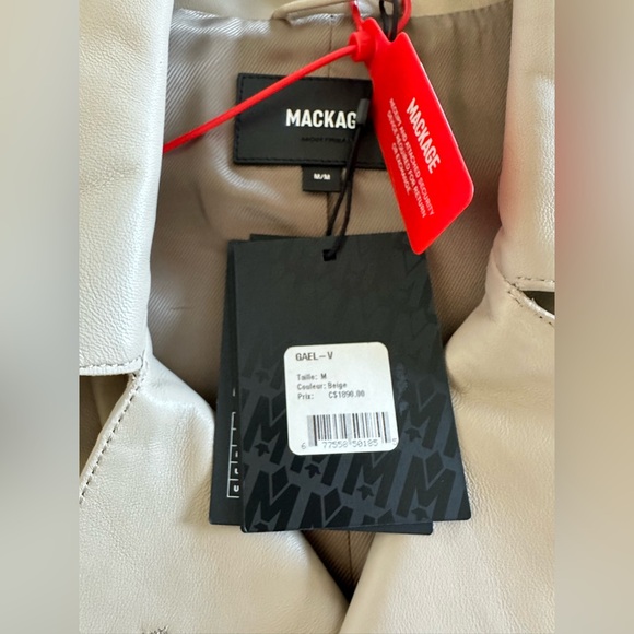 MACKAGE GAEL-V Maxi Leather Trench Coat - Picture 10 of 15